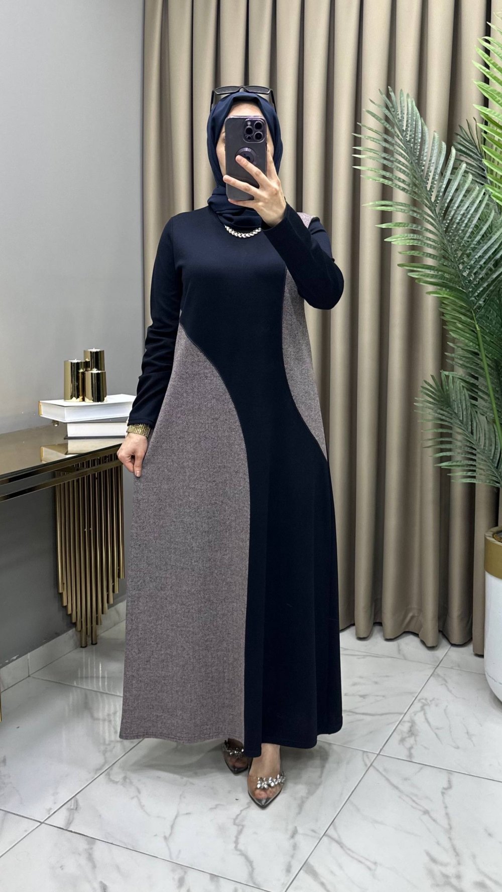 Meva Elbise — Lacivert